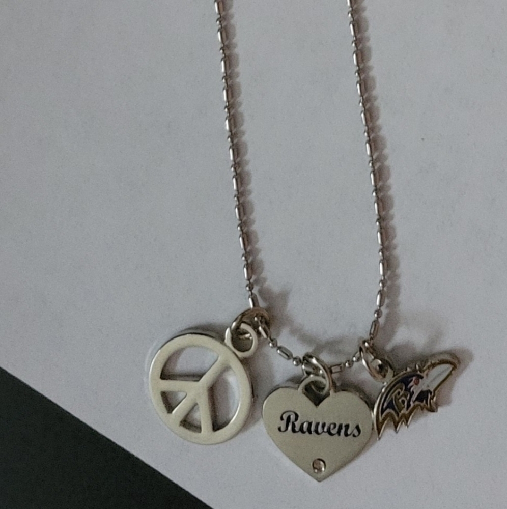 Baltimore Ravens necklace